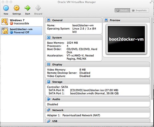 Oracle VM VirtualBox Manager Oracle VM VirtualBox Manager