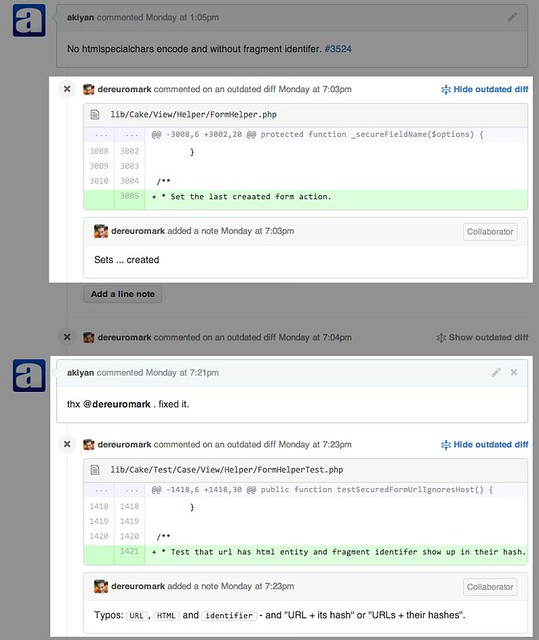 Fixed secure form hash for special url. by akiyan · Pull Request #3525 · cakephp/cakephp Fixed secure form hash for special url. by akiyan · Pull Request #3525 · cakephp/cakephp